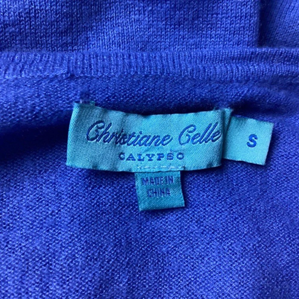 Christiane Celle Calypso Cashmere Deep V Neck Long sweater  / Mini dress S - Picture 6 of 8